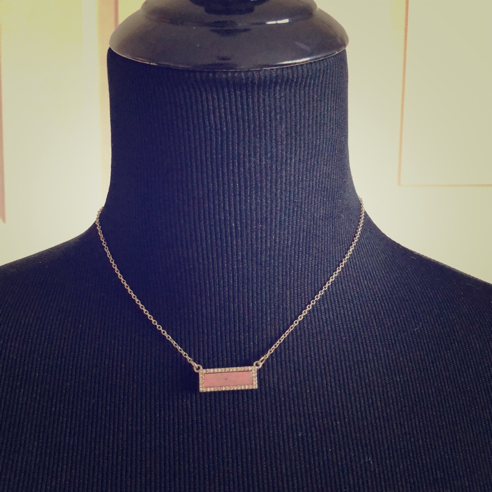 Rose quartz necklace